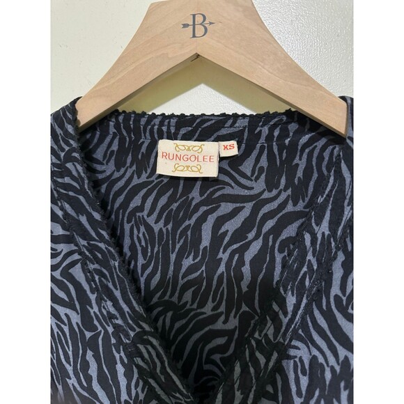 RUNGOLEE DESIGNER ANIMAL PRINT DRESS XS - Picture 2 of 6